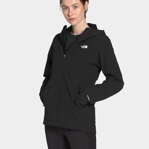 North Face Hyvent Black Hooded Jacket